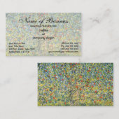 Apple Tree (1912) van Gustav Klimt Visitekaartje (Voorkant / Achterkant)