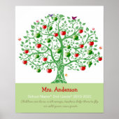 Apple Tree Aangepaste persoonlijke cadeautjes voor Poster (Voorkant)