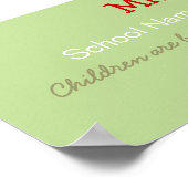 Apple Tree Aangepaste persoonlijke cadeautjes voor Poster (Hoek)