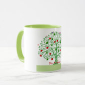 Apple Tree Aangepaste persoonlijke docent-cadeautj Mok (Voorkant links)