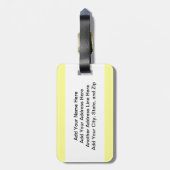 Apple Tree Bagagelabel (Achterkant verticaal)