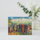 Apple Tree Blossom Briefkaart (Staand voorkant)