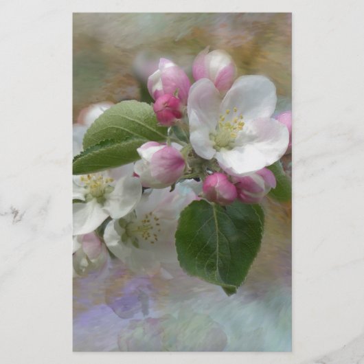 Apple Tree Blossom Briefpapier (Voorkant)