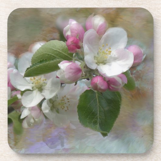 Apple Tree Blossom Onderzetter (Voorkant)