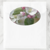 Apple Tree Blossom Ovale Sticker (Tas)