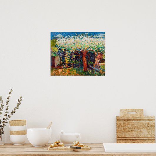 Apple Tree Blossom Poster (Keuken)