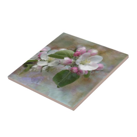 Apple Tree Blossom Tegeltje (Zijkant)