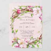 Apple Tree Blossom Waterverf Wreath Wedding