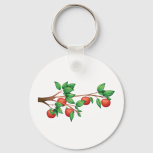 Apple Tree Branch Sleutelhanger