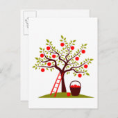 Apple Tree Briefkaart (Voorkant / Achterkant)