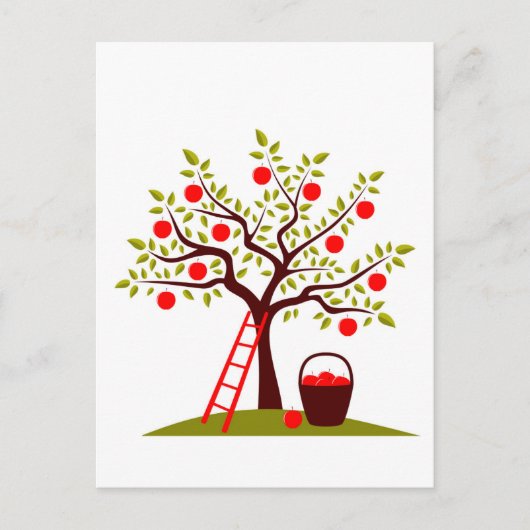 Apple Tree Briefkaart (Voorkant)