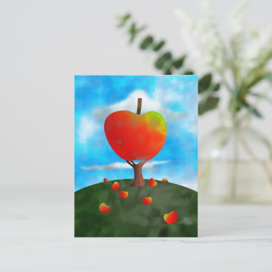 Apple Tree Briefkaart (Staand voorkant)