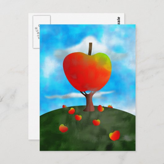 Apple Tree Briefkaart (Voorkant / Achterkant)