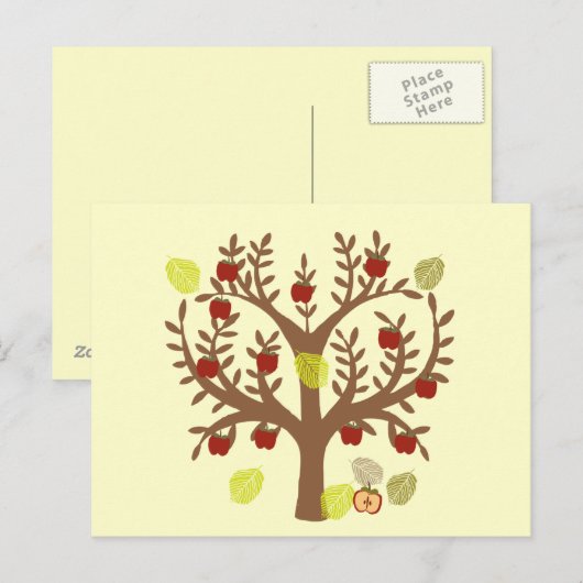 Apple Tree Briefkaart (Voorkant / Achterkant)