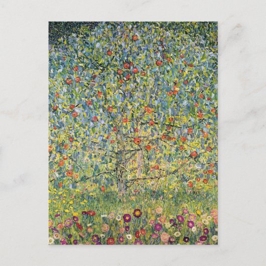 Apple Tree by Gustav Klimt,  Art Nouveau Briefkaart (Voorkant)