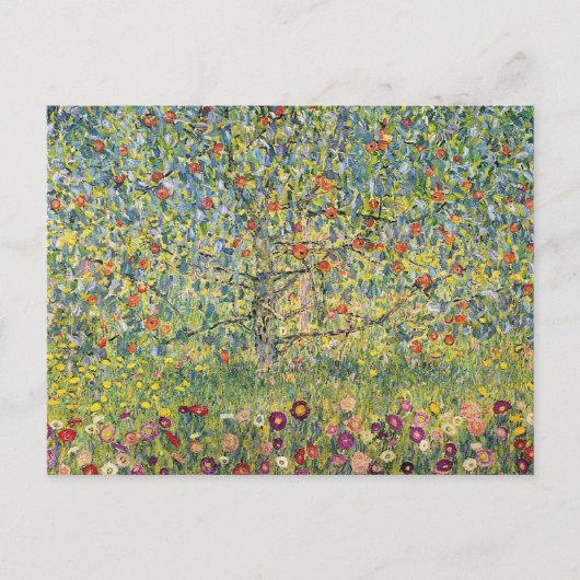 Apple Tree by Gustav Klimt,  Art Nouveau Briefkaart (Voorkant)