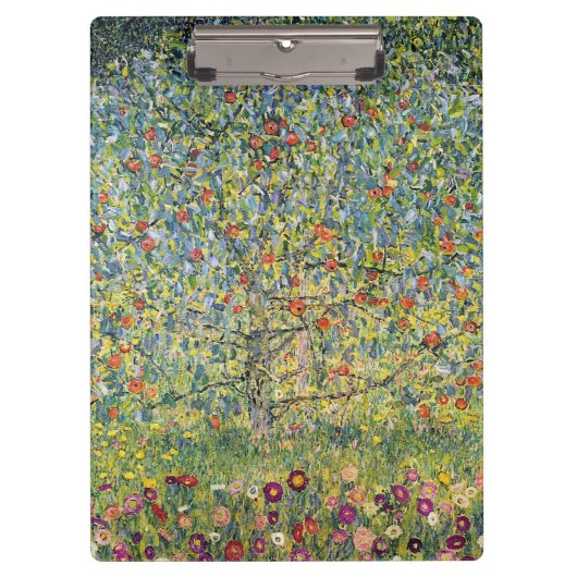 Apple Tree by Gustav Klimt,  Art Nouveau Klembord (Voorkant)