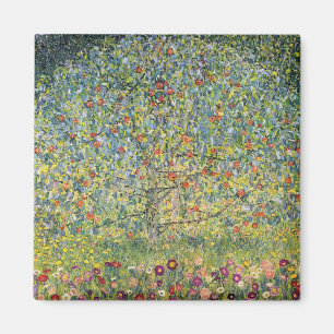 Apple Tree by Gustav Klimt, Art Nouveau Magneet
