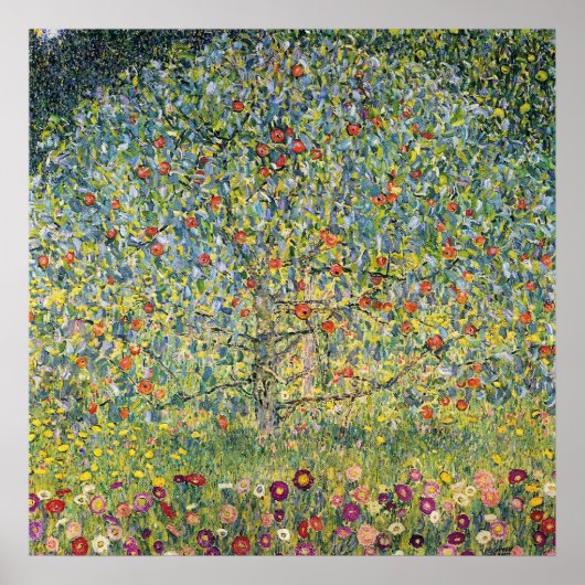 Apple Tree by Gustav Klimt,  Art Nouveau Poster (Voorkant)