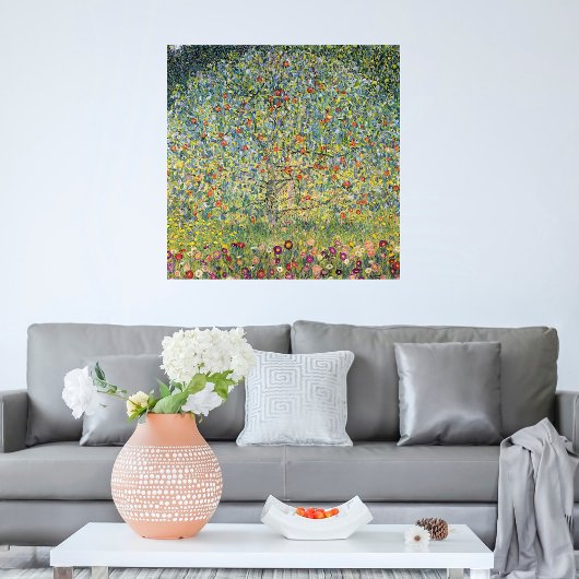 Apple Tree by Gustav Klimt, Art Nouveau Poster