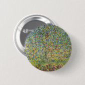 Apple Tree by Gustav Klimt, Art Nouveau Ronde Button 5,7 Cm (Voorkant /achterkant)