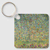 Apple Tree by Gustav Klimt,  Art Nouveau Sleutelhanger (Voorkant)