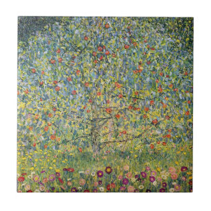 Apple Tree by Gustav Klimt, Art Nouveau Tegeltje