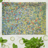 Apple Tree by Gustav Klimt, Art Nouveau Theedoek (Gevouwen)