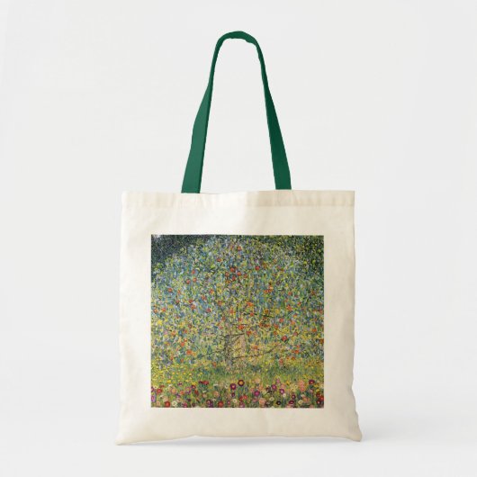 Apple Tree by Gustav Klimt, Art Nouveau Tote Bag (Voorkant)