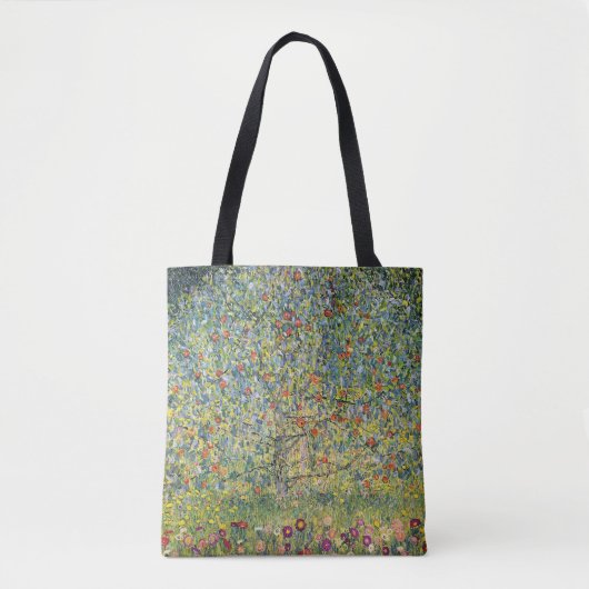 Apple Tree by Gustav Klimt,  Art Nouveau Tote Bag (Voorkant)