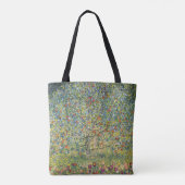Apple Tree by Gustav Klimt,  Art Nouveau Tote Bag (Achterkant)