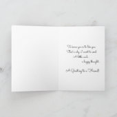 Apple Tree Charcoal Herfst Fruit Tree Friendship Kaart (Binnen)