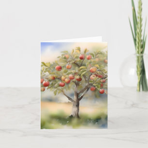 Apple Tree Day C - 6 januari - Waterverf & Pen Feestdagen Kaart