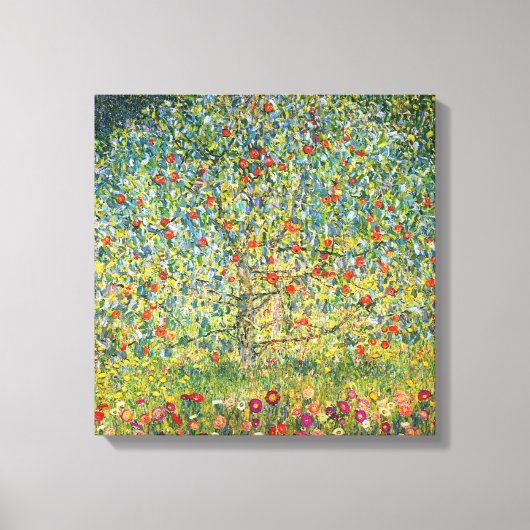 Apple Tree door Gustav klimt Canvas Afdruk (Voorkant)