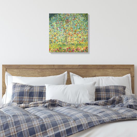 Apple Tree door Gustav klimt Canvas Afdruk (Insitu (Slaapkamer))