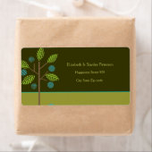 Apple tree fall bruiloft aangepast label (Insitu)