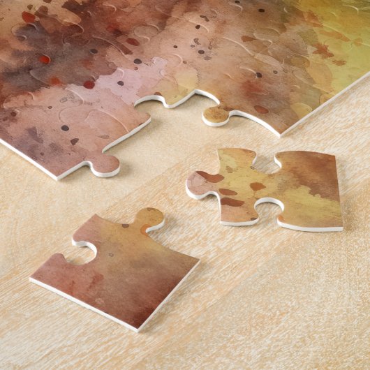 Apple Tree Grove tijdens het oogstseizoen Legpuzzel (Zijkant)