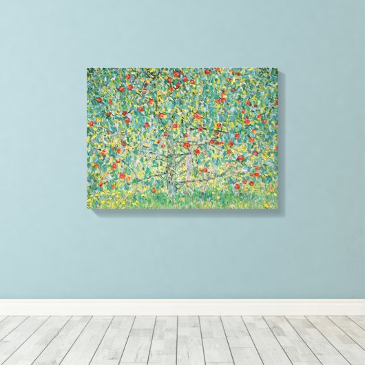 Apple Tree Gustav Klimt Canvas Afdruk (Insitu (Houten vloer))