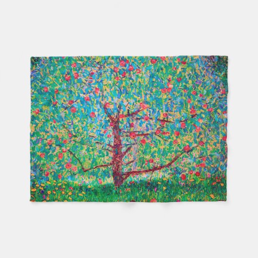 Apple Tree, Gustav Klimt Fleece Deken (Voorkant (Horizontaal))