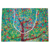 Apple Tree, Gustav Klimt Large Gift Bag Groot Cadeauzakje (Voorkant)