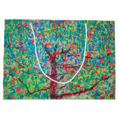 Apple Tree, Gustav Klimt Large Gift Bag Groot Cadeauzakje (Achterkant)