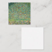 Apple Tree Gustav Klimt Vierkante Visitekaartje (Voorkant / Achterkant)