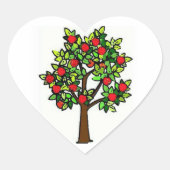Apple Tree Hart Sticker (Voorkant)