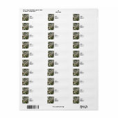 Apple Tree in Bloom Save the Date Etiket (Full Sheet)
