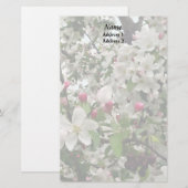 Apple Tree in Bloom Weddenproducten Briefpapier (Voorkant / Achterkant)