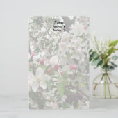 Apple Tree in Bloom Weddenproducten Briefpapier (Staand voorkant)