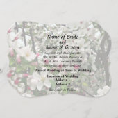 Apple Tree in Bloom Weddenproducten Kaart (Voorkant / Achterkant)