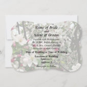 Apple Tree in Bloom Weddenproducten Kaart (Voorkant)