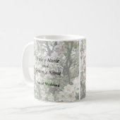 Apple Tree in Bloom Weddenproducten Koffiemok (Voorkant links)