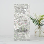 Apple Tree in Bloom Wedding Program Programmakaart (Staand voorkant)
